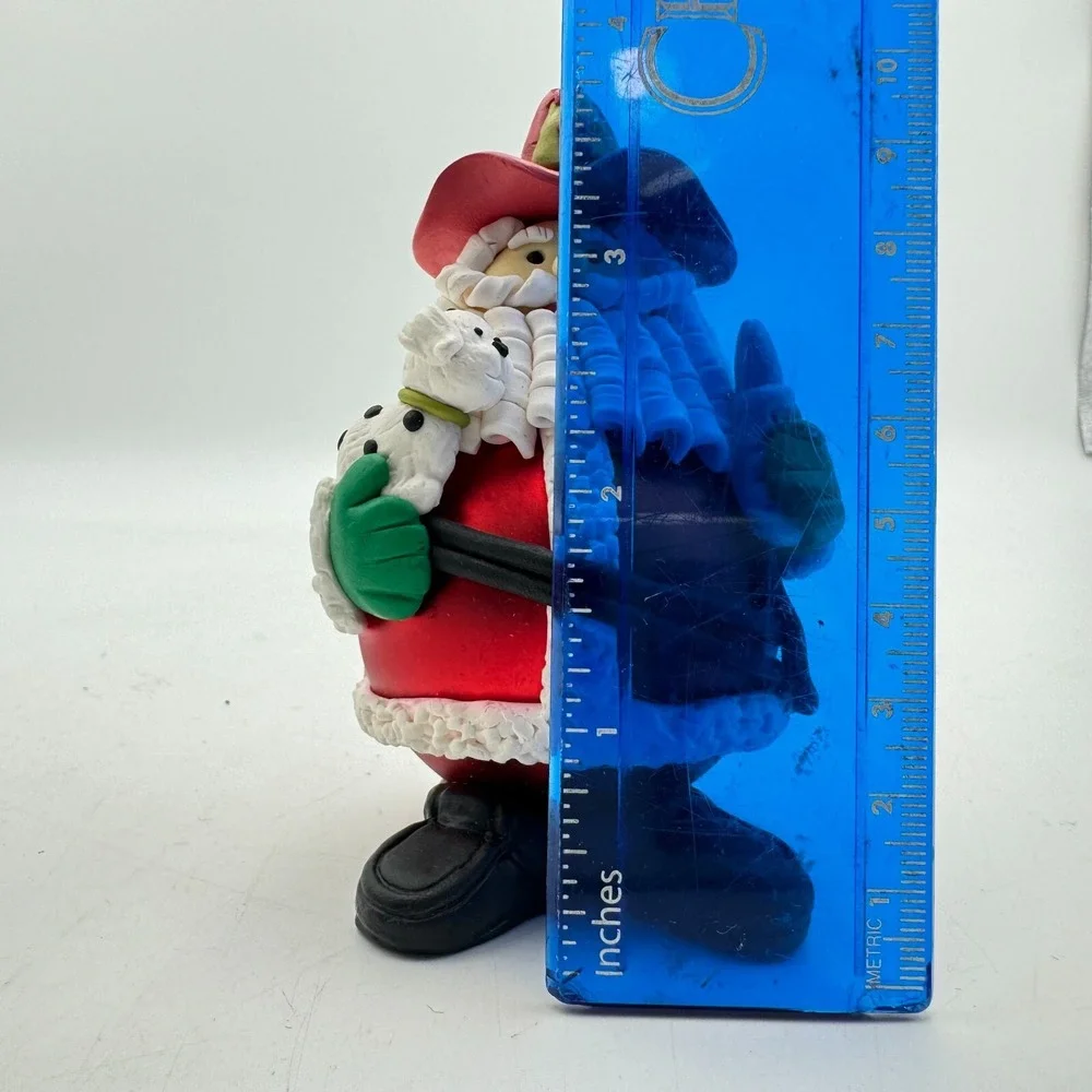 Avon Holiday Christmas Ornament - Occupational Santa Fireman - 1998 Dog